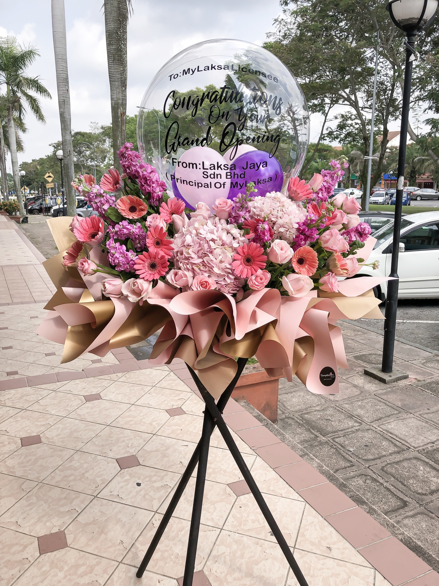 Congratulation Flora Stand 035