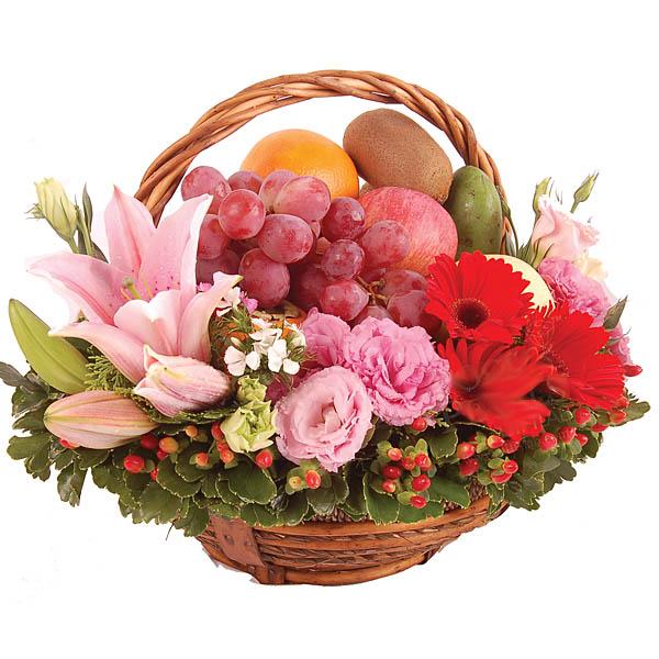 F23 Fruits and Flowers Basket